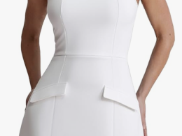 Women's Sexy Bodycon Corset Mini A Line Dresses Sleeveless Square Neck Party Short Dress
